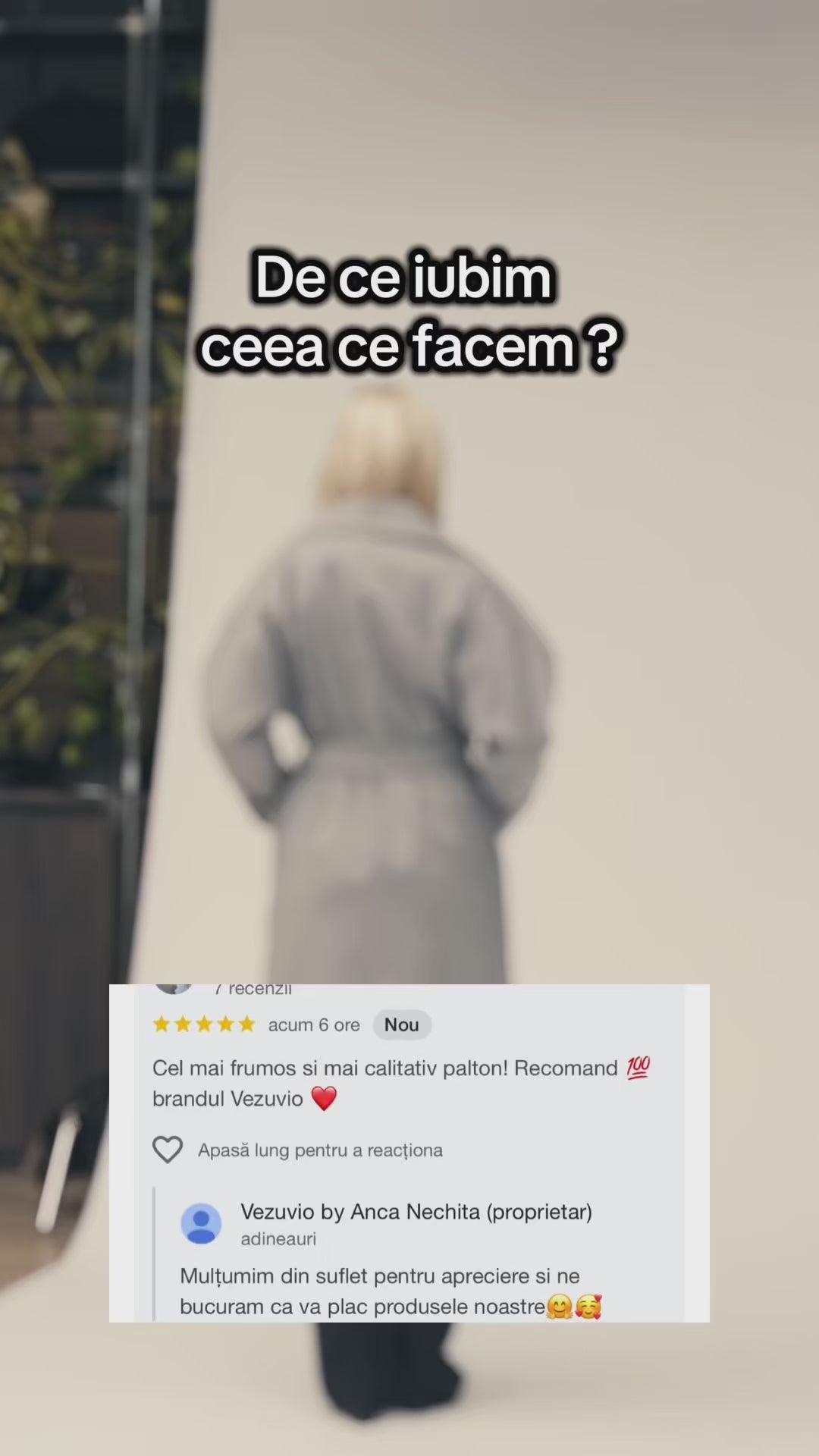 Palton versatil damă gri , elegant și chic